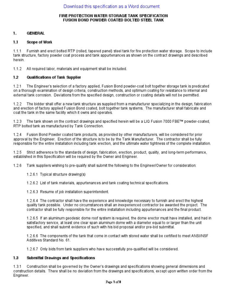 Fire Protection | PDF | Screw | Specification (Technical Standard)