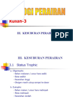 III. Kesuburan Perairan