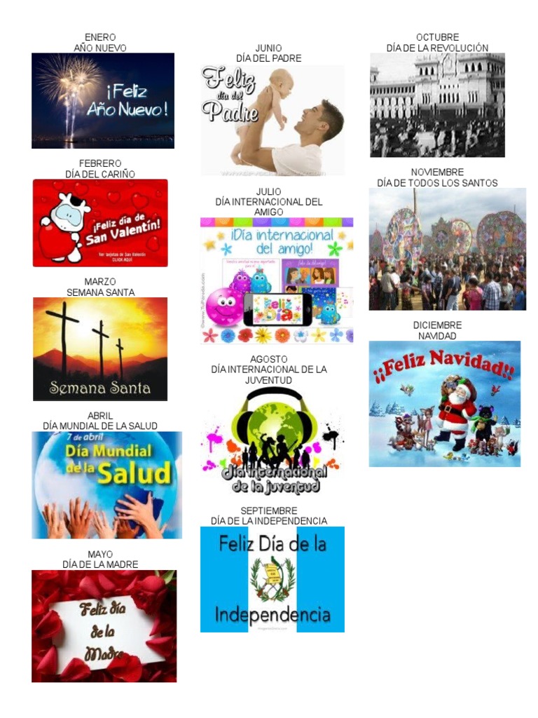 Festividades Por Mes de Guatemala | PDF