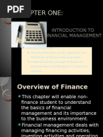 Chapter 1-Introduction To Financial Management