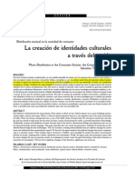 La Creacion de Identidades Culturales A Traves Del Sonido