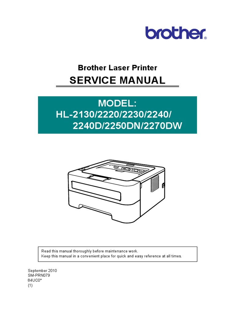 Brother HL-2130,2220,2230.2240D, 2250DN, 2270DW PDF | PDF | 64 Bit