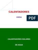 Calentadores Solares