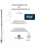 Fundamentos de Neurolinguística. A. R. Luria