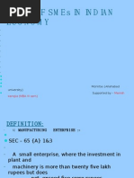Download ROLE OF SMES IN INDIAN ECONOMY by manishkanojia_ SN28150970 doc pdf