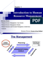Introduction To Human Resource Management (E-)