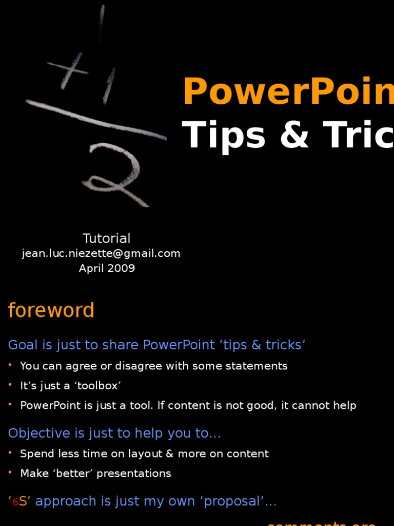 PowerPoint Tips and Tricks Guide | PDF | Page Layout | Microsoft Power ...