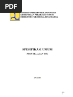 Download Spesifikasi Umum Proyek Jalan Tol Bina Marga 8 April     2015EDITANdocx by Razi Usman Muhammad SN281520745 doc pdf