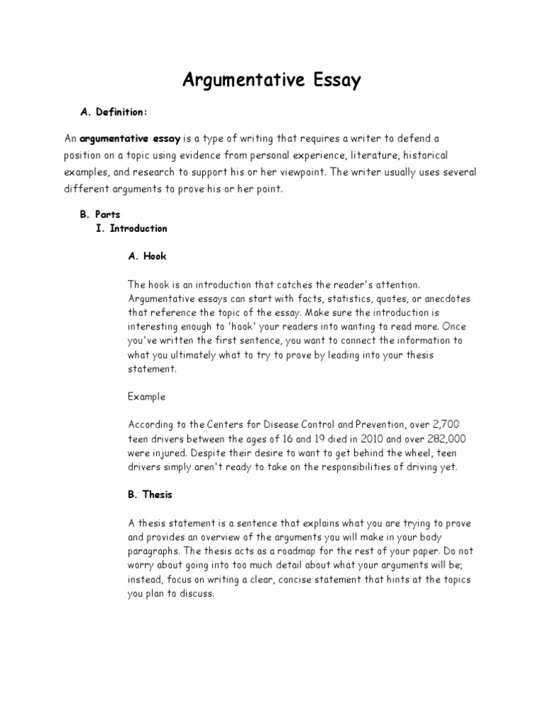 argument essay smoking