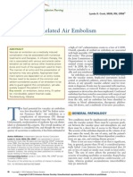 Air Embolism Related Infusion