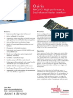 UNITRONIX CWC Osiris Datasheet