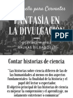 Fantasía y Narrativa en Ciencia: Una Estrella para Cervantes