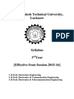 Btech-III Year Electronics Engineering 170715