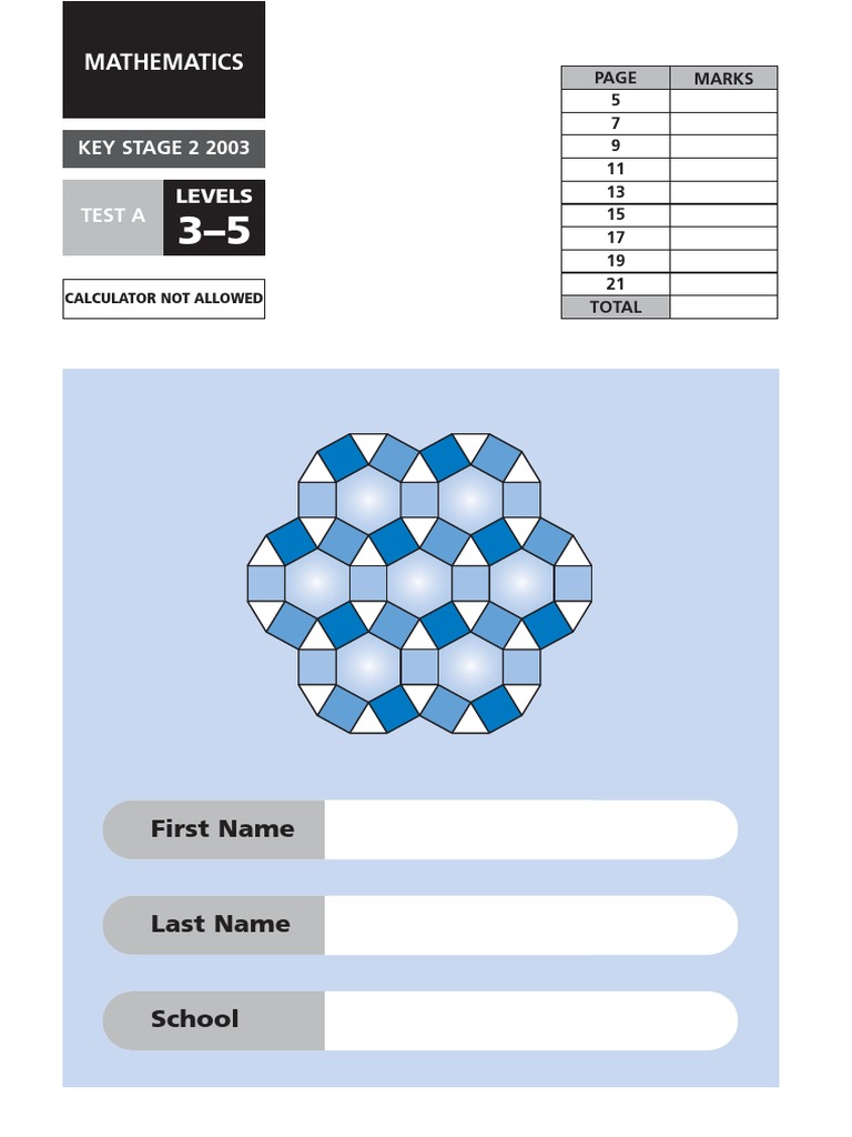 Levels: Mathematics | PDF
