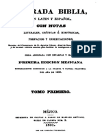 Sagrada Biblia (Vence) - Tomo 1 de 25-Latin y Español PDF