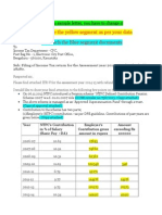 SAMPLE Covering Leatter For Filing Income Tax Refund For Employer Pension Perk AY 2015-16