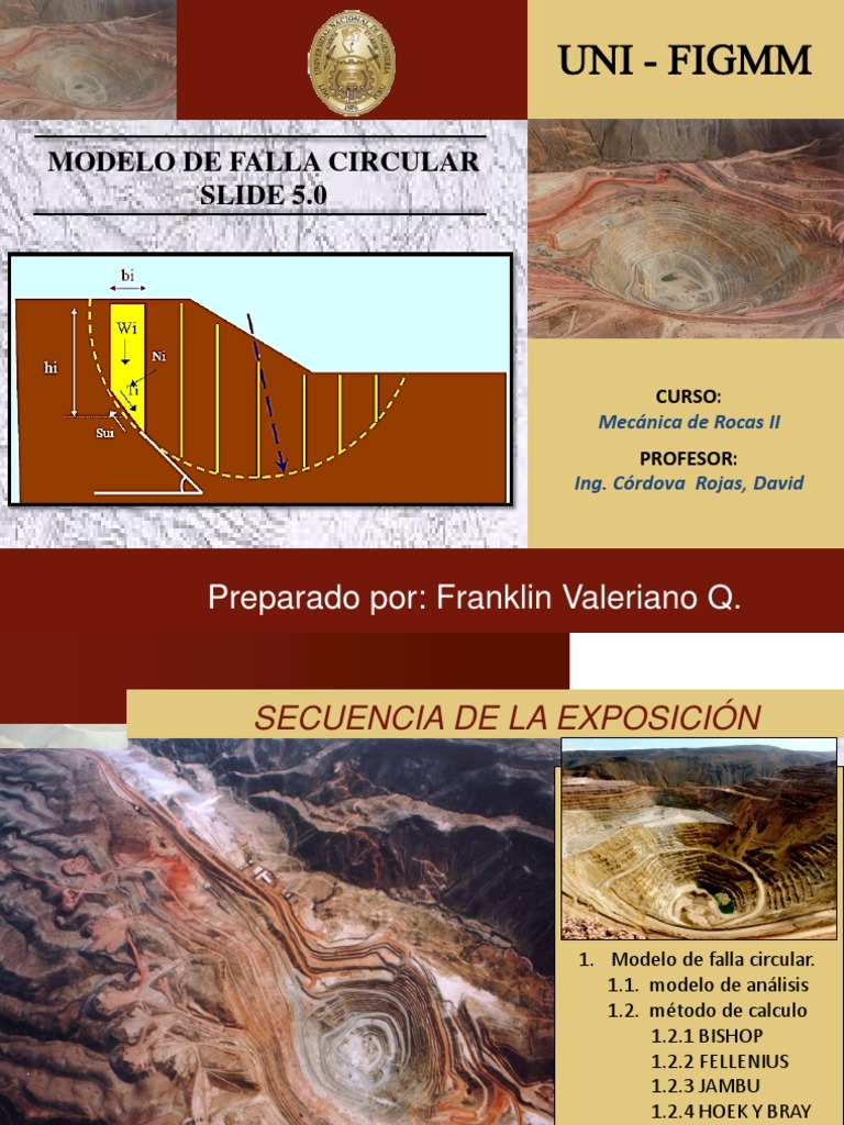 Análisis de Falla Circular en Taludes | PDF | Ingeniería | Física