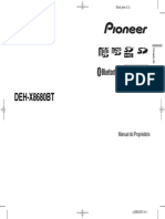 Manual DVD Pioner-X8680BT