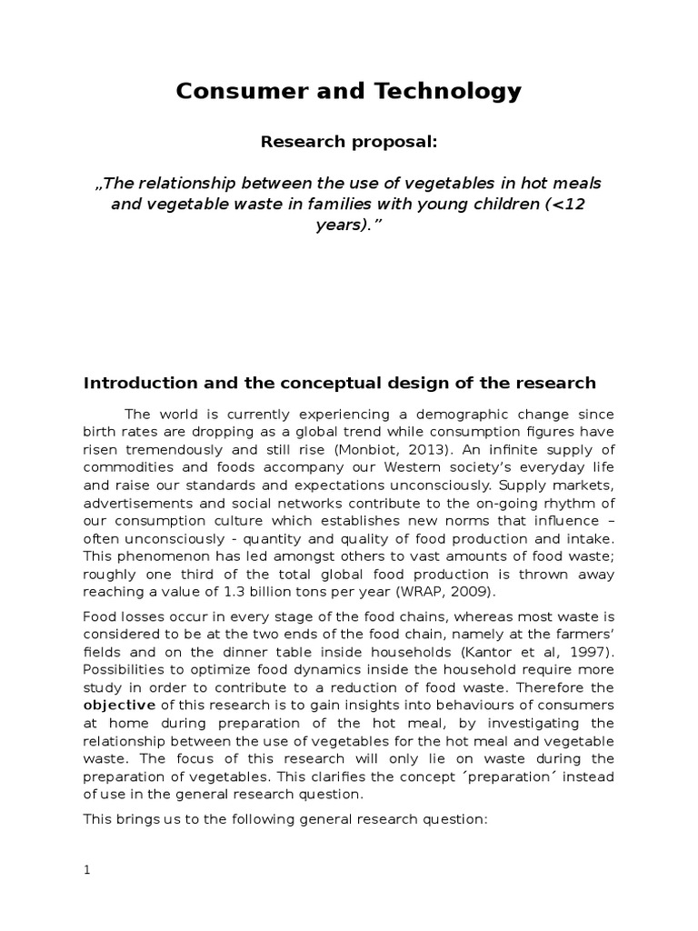 research proposal food science