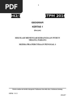 Skema Jawapan Geografi p1 STPM 2017 - PAHANG Skema Jawapan Geografi p1 STPM 2017 - PAHANG