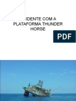 Acident e Coma Plata Form a Thunder Horse