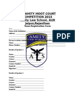 Iiiamnmc Team Registration Form