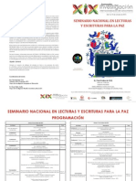 Plegable Seminario Nac Lecturas y Escrituras para La Paz PDF