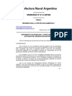 Prefectura Naval Argentina: Ordenanza #01-14 (Dpam)