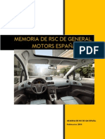 Memoria de Rsc General Motors España 2014