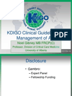 Kdigo Guidelines For Management of Acute Kidney Injury
