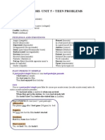 Resumo Unit 5 - Teen Problems