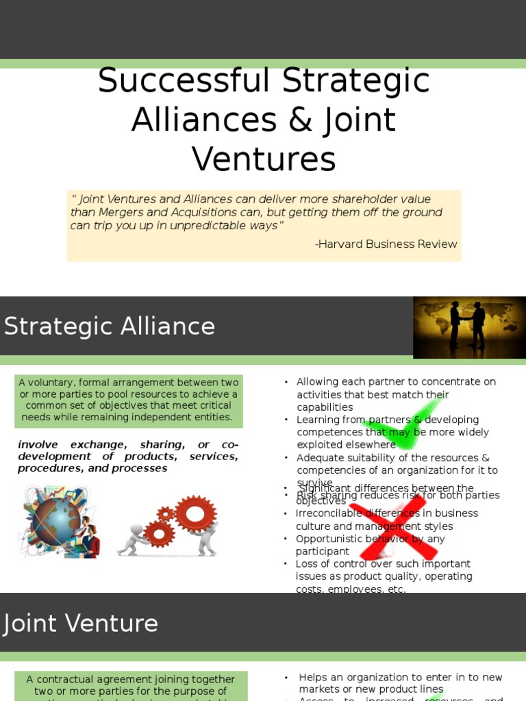 Successful Strategic Alliances & Joint Ventures | PDF | Starbucks ...