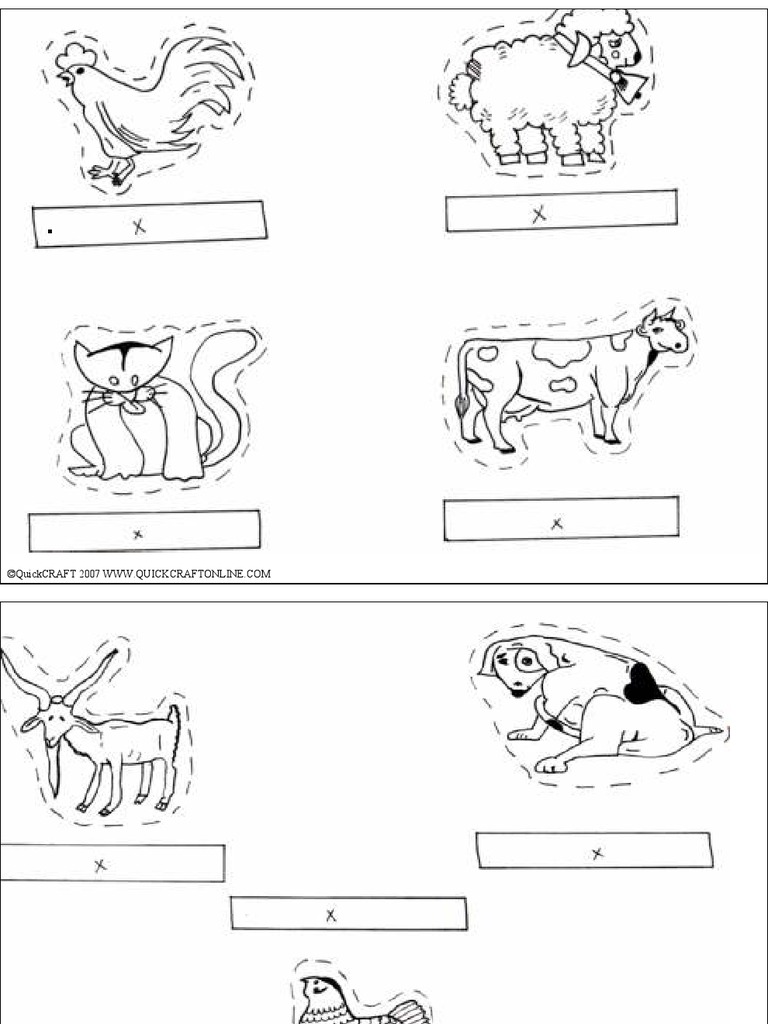 Farm Animal Finger Puppets PDF