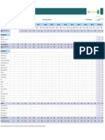 Cash Flow Forecast Template