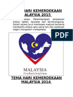 Tema Hari Kemerdekaan 2015 Malaysia 2