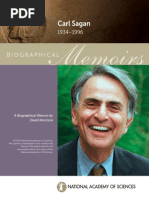 Carl Sagan Memoirs