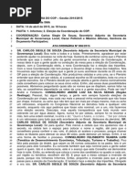 Ata Ordinária Do Cop (Abril)