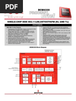 Brief: Single-Chip Ieee 802.11N/Bluetooth/Fm (RX and TX)