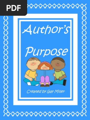 Authors Purpose Lesson