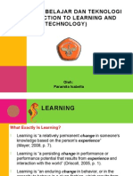 Pengantar Belajar Dan Teknologi (Introduction To Learning and Technology)