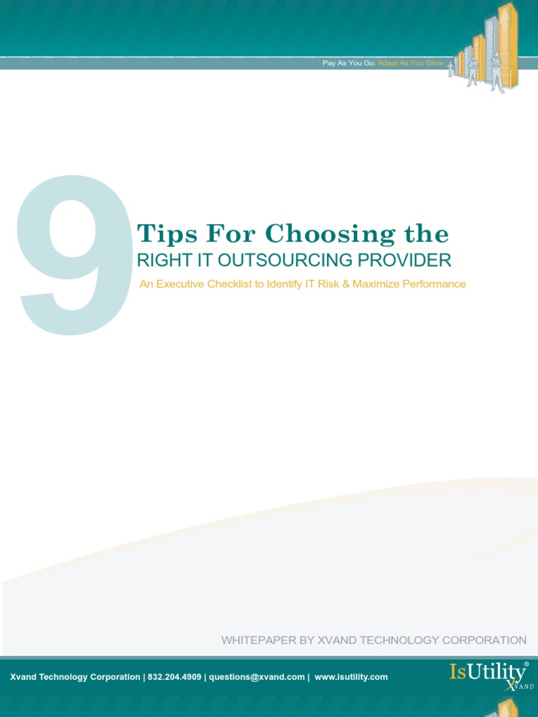 9 Tips For Outsourcing IT | PDF | Outsourcing | Information Technology