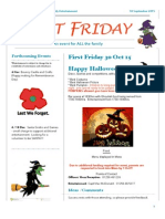 First Friday Newsletter Copy September