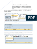 Transportar Una Disposición de Layout ALV