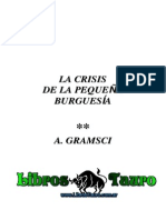 Gramsci, Antonio - La Crisis de La Pequeña Burguesia