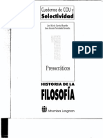 Cuadernos de COU y Selectividad - 1 - Presocráticos (Madrid, Alhambra Longman, 1992, 2 Ed.)