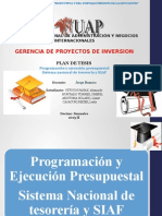 Programacion y Ejecucion Presupuestaria