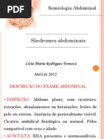 Síndromes Abdominais