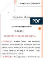 Síndromes Abdominais