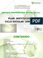 Plan Institucional