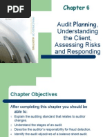 Audit Planning, Understanding The Client, Assessing Risks and Responding